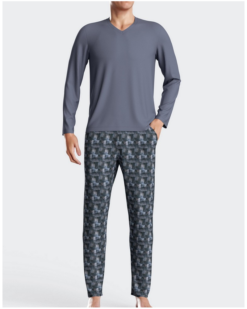 Pyjama long col V Impetus N67 (BL120)