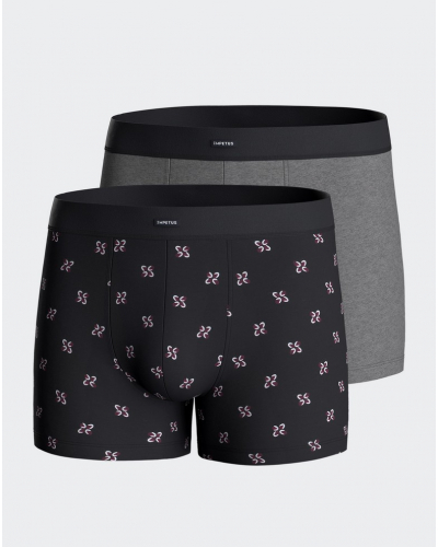 Lot de 2 boxers en coton Impetus N68 (NB039)