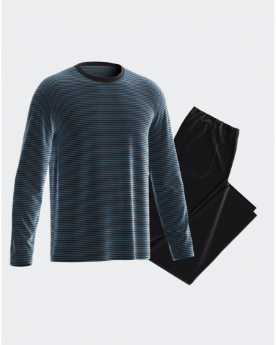 Pyjama en coton et velours Impetus N78 (BLJ5J)
