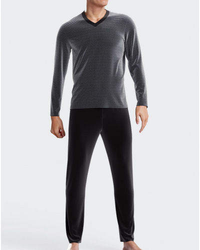 V neck pyjamas cotton and velvet Impetus N78 (MX507)