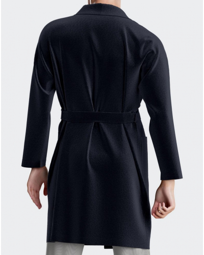 Comfortable cotton and velvet bathrobe Impetus K09 (NB039)