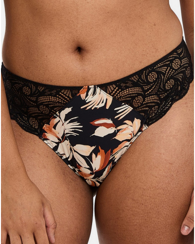 Calzoncillo Sans Complexe Ariane Fantaisy (Imprimé Feuillage Noir)