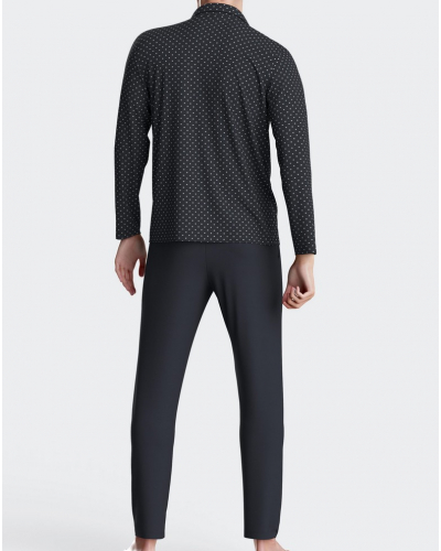 V neck long pyjamas 100% cotton Impetus N73 (NB039)