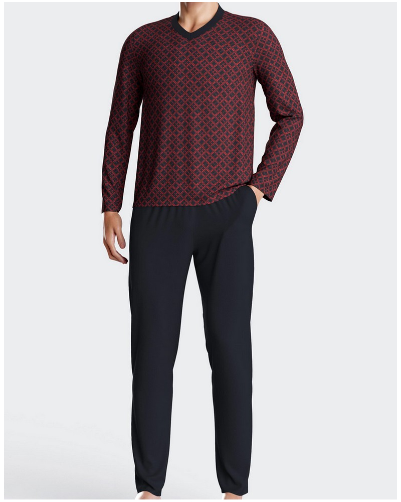 V neck long pyjamas Impetus N80 (NB039)