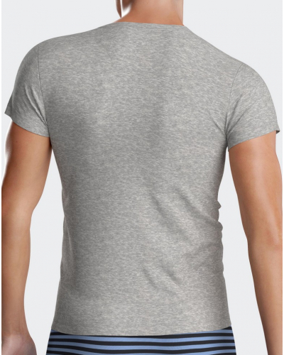 Paquete de 2 camisetas en jersey cuello V Eden Park H75 (NB039)