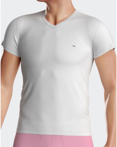 Lot de 2 t-shirts en jersey col V Eden Park H75 (WT001)