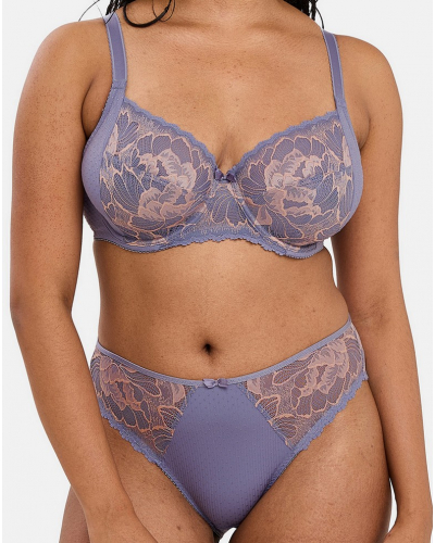 Slip Sans Complexe Capucine (Imprimé Gris & Rose Pâle)