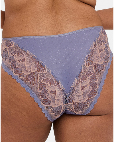 Brief Sans Complexe Capucine (Imprimé Gris & Rose Pâle)