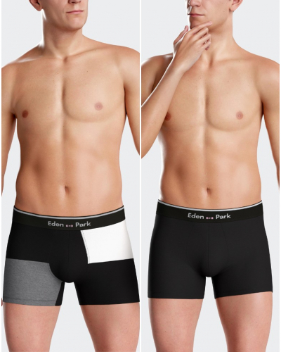 Shorty in jersey Eden Park H78P2 BK020 (set of 2)