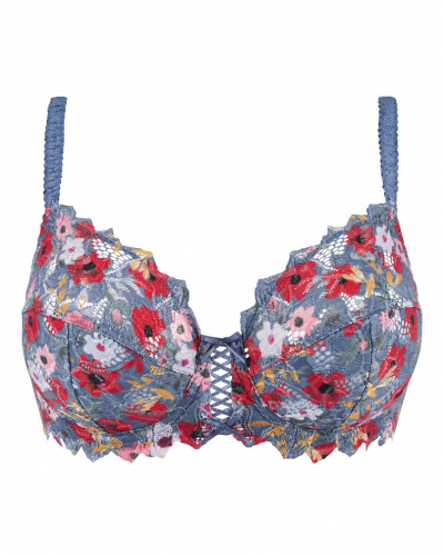 Classic underwired bra Sans Complexe Arum Mosaic (Imprimé Fleurs Givrées)