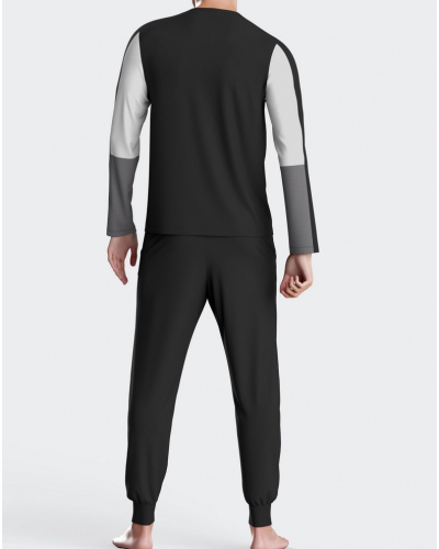 Pyjama long jersey 100% algodon Eden Park H78 (BK020)