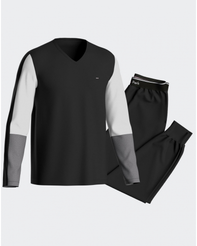 Pyjama long in jersey 100% cotton Eden Park H78 (BK020)