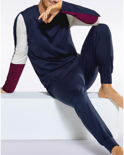 Pyjama long jersey 100% algodon Eden Park H78 (NB039)