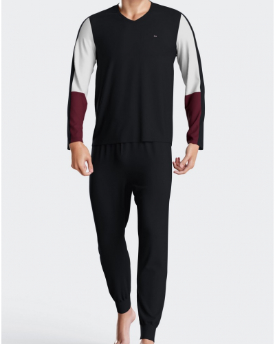 Pyjama long in jersey 100% cotton Eden Park H78 (NB039)