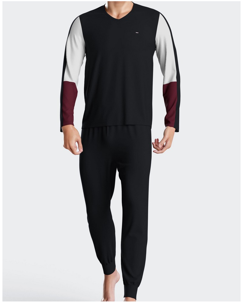 Pyjama long jersey 100% algodon Eden Park H78 (NB039)