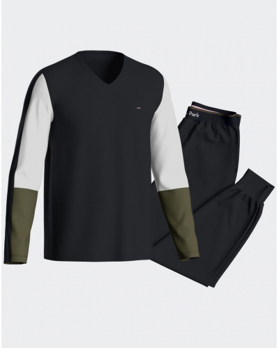 Pyjama long in jersey 100% cotton Eden Park H78 (NBD04)