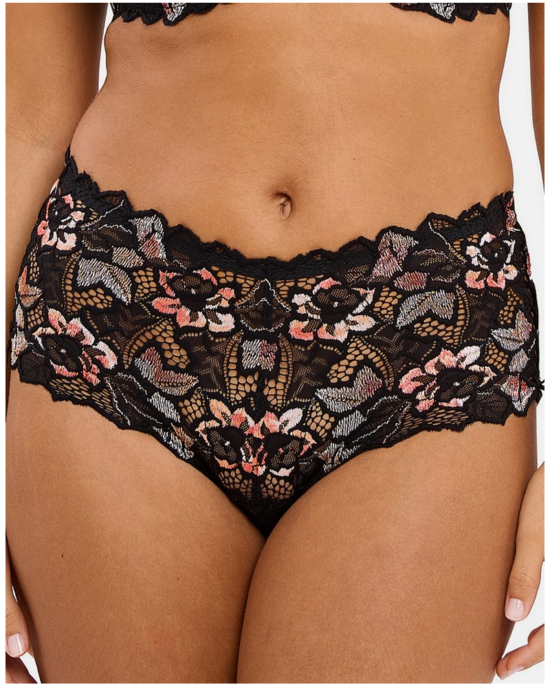 Culotte Sans Complexe Arum Cabaret (Imprimé Noir et Rose)