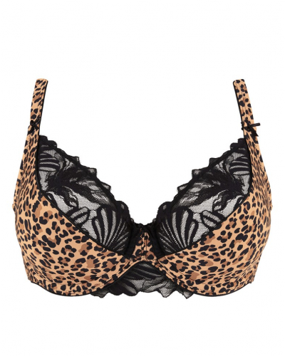 Classic underwired bra Sans Complexe Lya (Imprimé Léopard Mocha)