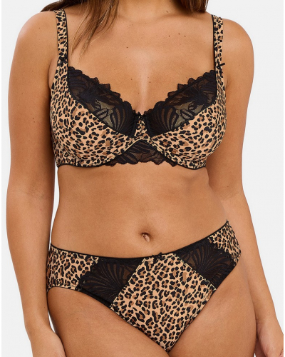 Classic underwired bra Sans Complexe Lya (Imprimé Léopard Mocha)