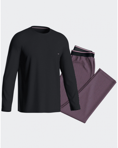 Pyjama long en jersey 100% coton Eden Park H82 (PKD85)