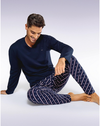 Pyjama long in jersey 100% cotton Eden Park H83 (NB039)