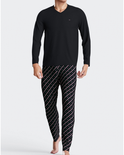 Pyjama long jersey 100% algodon Eden Park H83 (NB039)