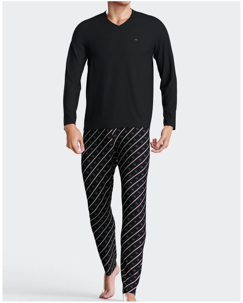 Pyjama long in jersey 100% cotton Eden Park H83 (NB039)