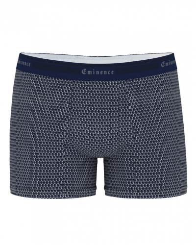 Boxer cotton stretch Eminence Tailor (Imprimé Marine)