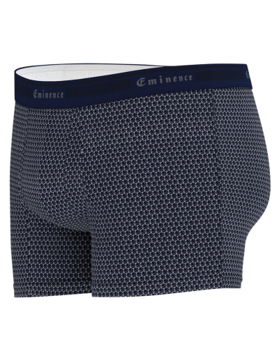 Bóxer algodón stretch Eminence Tailor (Imprimé Marine)