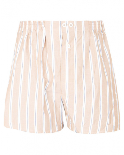 Trunks 100% Cotton Eminence Chaîne et Trame (Rayures Camel)