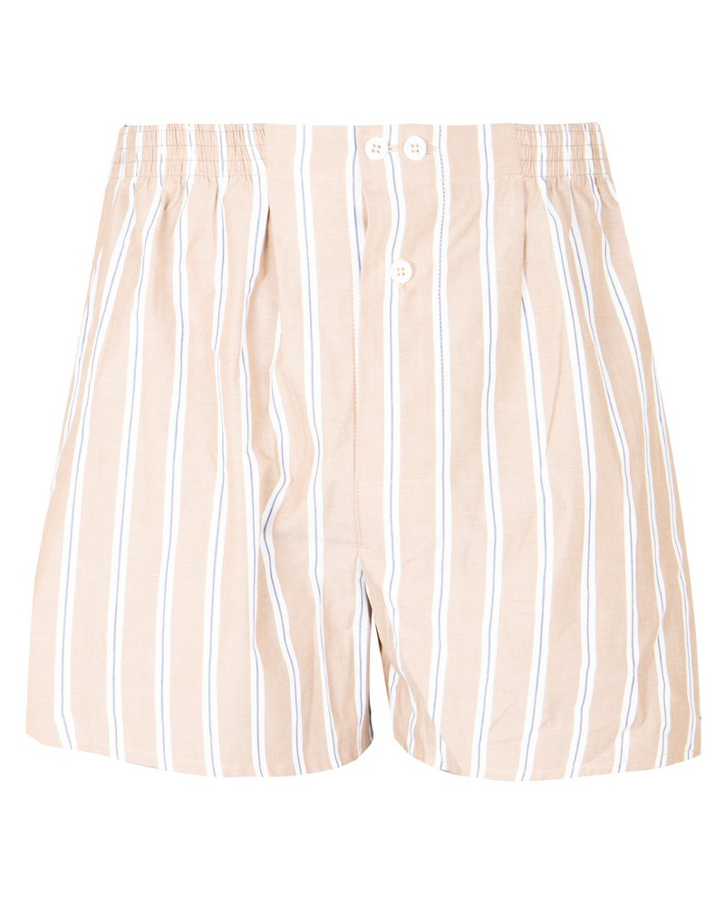 Trunks 100% Cotton Eminence Chaîne et Trame (Rayures Camel)