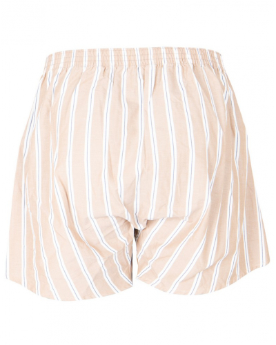 Trunks 100% Cotton Eminence Chaîne et Trame (Rayures Camel)