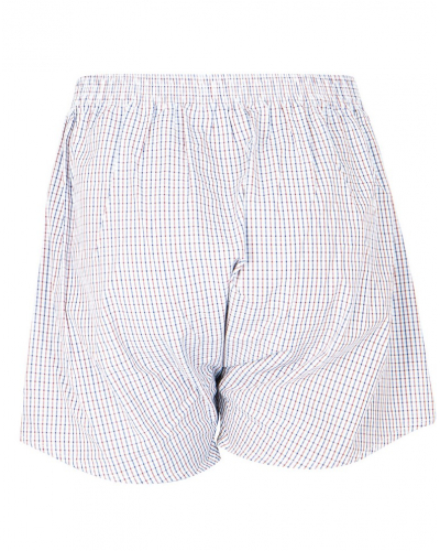 Trunks 100% Cotton Eminence Chaîne et Trame (Quadrillage Bordeaux)