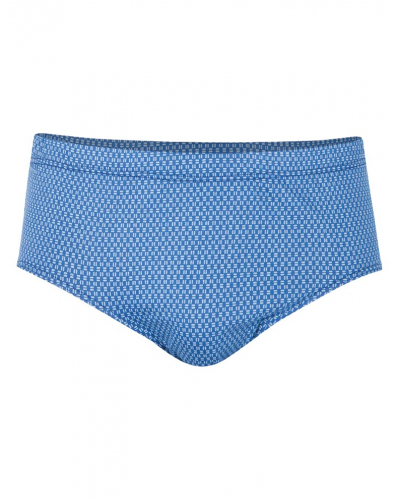 High waisted briefs 100% Cotton Eminence Motifs (Imprimé Bleu)