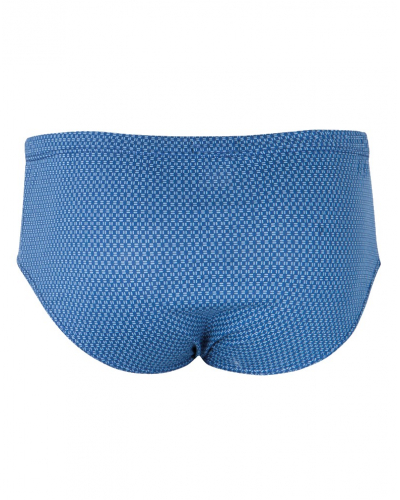 Slip taille haute 100% Coton Eminence Motifs (Imprimé Bleu)