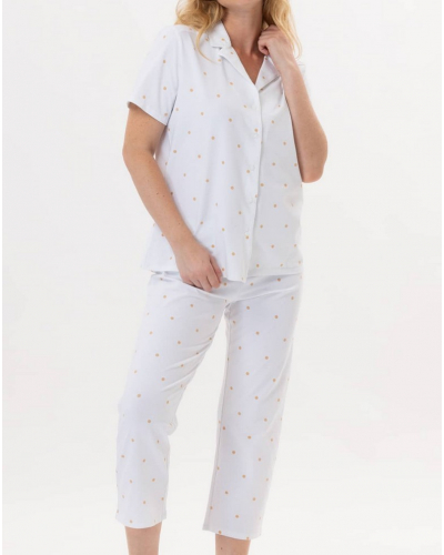 Pyjama boutonné Le Chat Pitchoun (Sable)