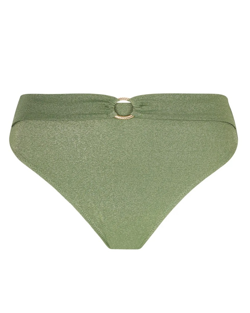 High-cut high-waisted bath panty Antigel La Fashion Sirène (Vert Sirène)