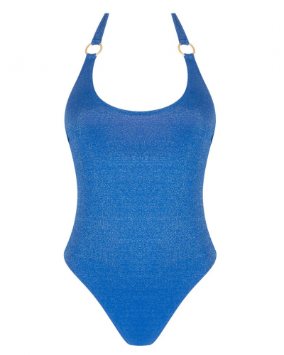 Maillot de bain une pièce nageur Antigel La Fashion Sirène (Bleu Sirène)