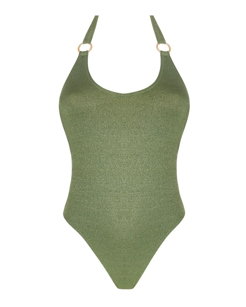 One-piece swimsuit swimmer Antigel La Fashion Sirène (Vert Sirène)
