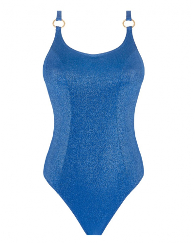 Maillot de bain une pièce nageur maintien avec armature Antigel La Fashion Sirène (Bleu Sirène)