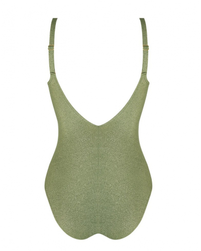 Traje de baño de una pieza soporte con aros Antigel La Fashion Sirène (Vert Sirène)