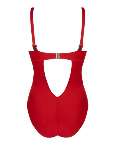 One-piece triangle padded swimsuit Antigel La Chiquissima (Mer Rouge)