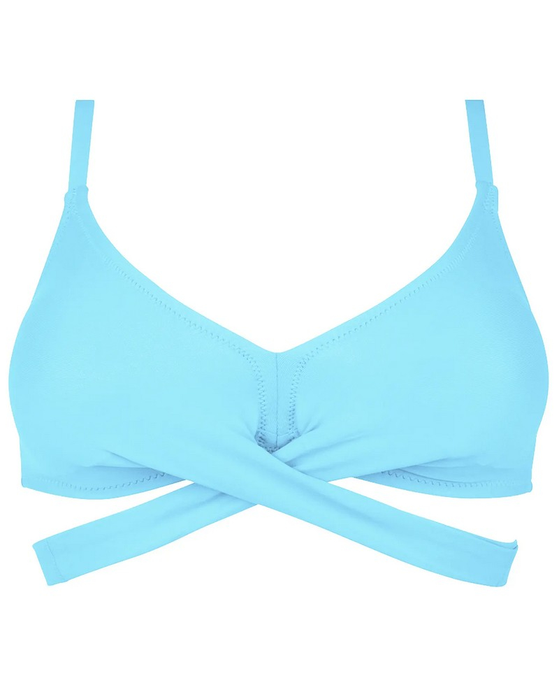 Soutien-gorge de bain triangle Antigel La Chiquissima (Turquoise Chic)