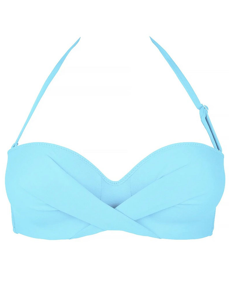 Sujetador de baño preformado sin tirantes Antigel La Chiquissima (Turquoise Chic)