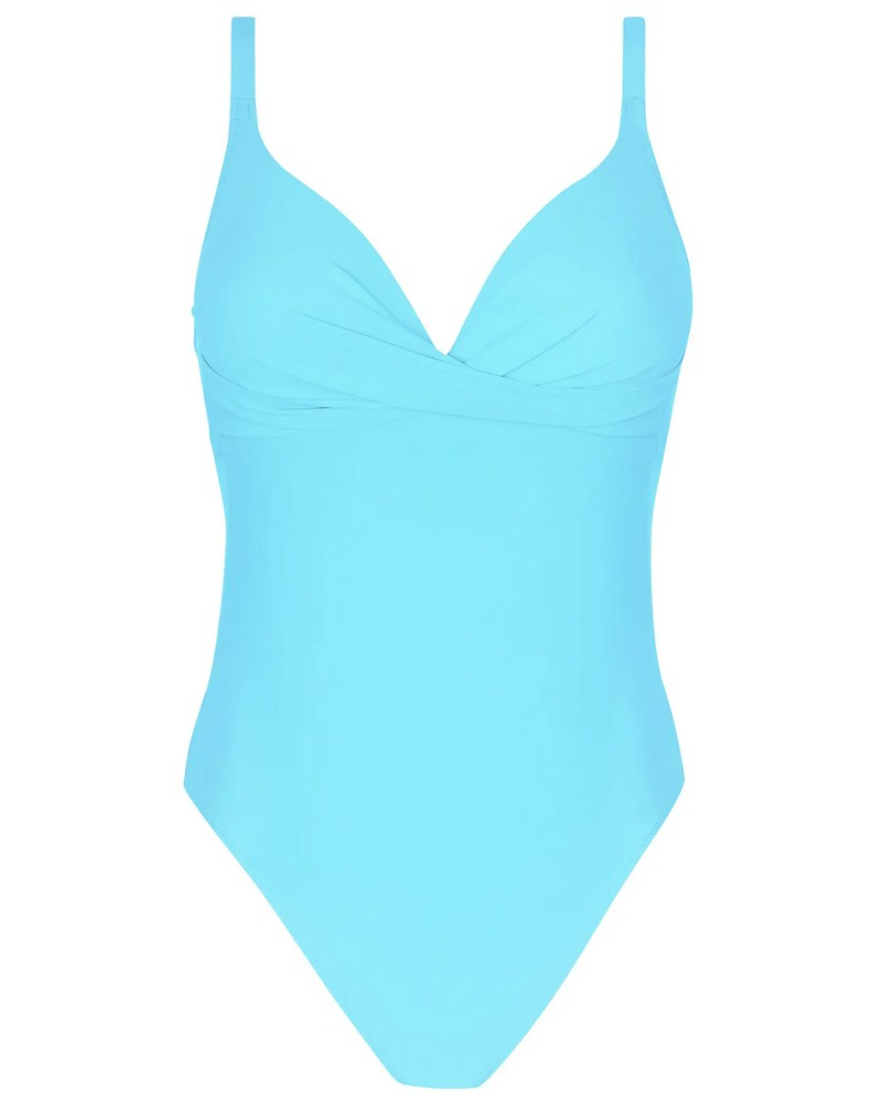 Maillot de bain une pièce coque triangle Antigel La Chiquissima (Turquoise Chic)