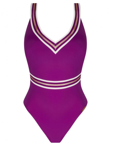 One-piece swimsuit support Lise Charmel Énergie Nautique (Cassis Gold)