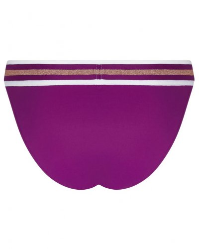 Slip de bain taille basse Lise Charmel Energie Nautique (Cassis Gold)