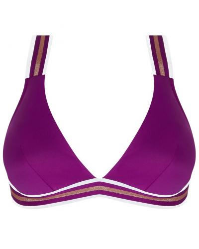 Wireless triangle bath bra Lise Charmel Energie Nautique (Cassis Gold)