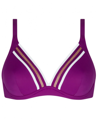 Soutien-gorge de bain armatures triangle Lise Charmel Energie Nautique (Cassis Gold)