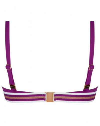 Soutien-gorge de bain armatures triangle Lise Charmel Energie Nautique (Cassis Gold)